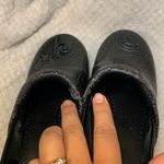 Dansko  women’s black emboss leather clog sz 37 6.5 nursing workwear *flaw Photo 4
