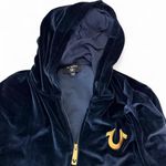 True Religion  Dark Blue Velour Jacket Photo 4