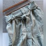 A New Day Light Sage Green High Waist Belted Dress Pants Size Large Photo 3