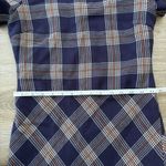 Brooks Brothers Dress Size 4 Plaid Wool Drop Waist Dress Short Sleeve Preppy Photo 7