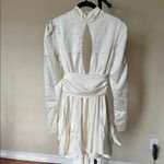 House Of CB  Aryana Ivory Bow‎ Mini Dress NWOT size S Photo 11