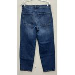 Old Navy  High Rise OG Loose Baggy Jeans Women 8 Blue 30x30 Denim Front Seam NWT Photo 1
