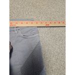 Pierre Balmain Womens Gray Moto Bike Pants Size 29 Photo 8