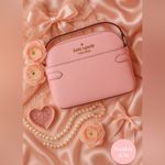 Kate Spade Pink Saffiano Leather Crossbody Bag NWT Zip Top Purse Photo 1