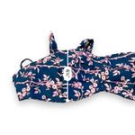Free People  Poolside Navy Blue & Pink Floral 3 Piece Set Sz L‎ Photo 12