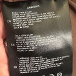 Noize Athena Chocolate Brown Metallic Cropped Puffer Jacket Cruelty Free Large Photo 10