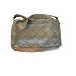 Hobo International Kole Woven Leather Shoulder Bag in Moss‎ Green Photo 1