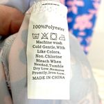 Romantic Boho Blue Pink Floral Maxi Dress M Ruffle Hem Scallop Straps Festival Size M Photo 7