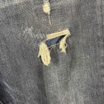 Point Sur Denim Distressed Straight Leg Jeans Medium Wash Raw Hem Women's 29 Blue Photo 3