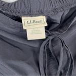 L.L.Bean Nylon Drawstring Shorts Size XL Black Athleisure EUC Photo 3
