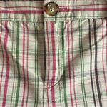Tommy Hilfiger women’s Plaid Shorts - Multicolor(pink/green/brown/green) size 8 Photo 1