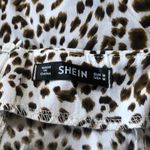 SheIn Ruched animal print leopard Mini skirt Women’s Size M Medium Photo 5