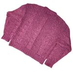 Forenza Vintage Mohair Blend Cardigan Sweater L Purple Berry Button Front Photo 2