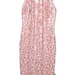 Tadashi Shoji SHO by  pink leopard sequence bodycon halter dress size XS Photo 1