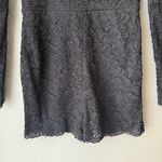 ANGL sz S black lace romper jumpsuit Photo 7