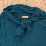 Old Navy Maternity blue tie sweater, size medium Photo 2