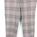 Anthropologie  Malcolm Plaid Tapered Trousers Size 10 High Rise Preppy Minimalist Photo 8