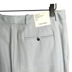 Calvin Klein Modern Fit Blue Herringbone Straight Career Office Dress Pant Sz 8 Photo 4