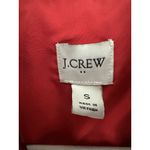 J Crew Size S Preppy Classic Tartan Plaid Puffer Vest w/ Snap Pockets Red Photo 3