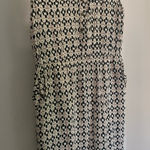 Merona Women’s Dress Geometric Ikat Shirt Sleeveless Pockets Size M Photo 0