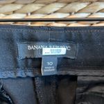 Banana Republic Mid-Rise Stretch Twill Woven Leather Side Stripe Career Dress Pa Photo 3