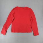 Polo Jeans Company Ralph Lauren Red Long Sleeve Crew Neck T Shirt Women's Size L Size L Photo 2