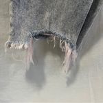 KanCan Buttonfly High Waisted Straight Leg Denim Jeans Size 9 Acid Wash Pink Hue Blue Photo 1