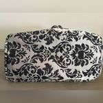 Tote Bag Silver and Black Venetian Damask Style Brocade Carryall Photo 8