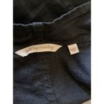 Soft Surroundings  Black Alicante Linen Blend Topper Open Front Blazer PS Photo 5