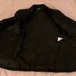 United Colors Of Benetton Made in Italy of Benetton black striped wool blend jacket blazer size 42 or US 6 Photo 10
