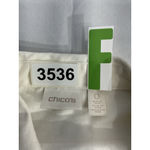 Chico's Womans  Size 0 (xs) White Full Zip Jean Jacket Photo 2