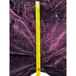 Ecote Ecoté Velvet High Waisted Tapered Purple Pants Size 32 Boho Hip Hop Urbancore Photo 7