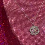 Boutique Cancer Zodiac Sign Sterling Silver Necklace 925 Bling Horoscope June July Egirl Emo Jewelry Photo 8