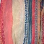 Stetson  Multicolor Striped Semi-Sheer Blouse•Size L LTOP067 Photo 4