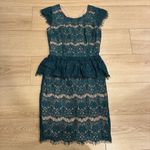 Maeve  x Anthropologie Elsa Lace Peplum Pencil Dress Short Sleeve Size XS Photo 1