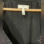 Joie  Black Assymetric Hem Ruffled Midi Dress With Hearts Large Photo 1