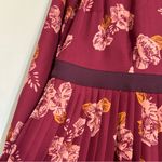 Modcloth Just My Typist Floral Pleated Long Sleeve Shirt Mini Dress Plus Size 18 Photo 4