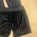 BCBGMAXAZRIA Black Embellished Velour Track Suit Pants Size M Photo 6