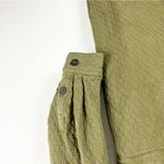 Madewell  Diamond Jacquard Kale Green  Button Front Chest Pockets Jumpsuit XXS Photo 5