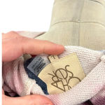 Chaser Linen French Terry Raglan Half Zip Hoodie In Tie Dye Pink Size Large Photo 8