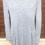 Thyme + Honey  Blue Knit Stretchy Dress size M sweater pockets sheath super soft Photo 0