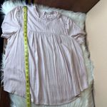 Bohme  Ruffle Short Sleeve Top in Rose Size Small Photo 6
