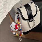 Hello Kitty Sanrio  Colorful Beaded Bag Charm Bag Chain Accessory Photo 1