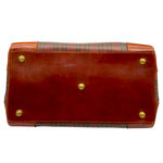 Ralph Lauren Tartan Plaid Brown Green Doctor Bag Boston Weekend Travel Bag Photo 5