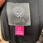 Vince Camuto NWOT Black & White Striped Knit Sleeveless Spandex Dress Size 12 Photo 5