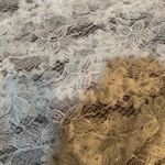 White Floral Lace Shawl Wrap Scarf Bridal Wedding Evening Party Cover Up Photo 2