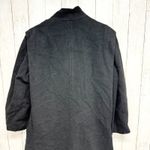 Vintage Projections Coat Women Black Peacoat Button Front Outdoor Winter Weather Size L Photo 5