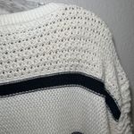 LA LIGNE Striped Cotton Cashmere Sweater Size S nautical minimal quite luxury White Photo 7