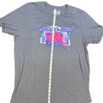 Western Queen of the Road Tee 2X Gray Pink | Cowgirl Rodeo Graphic Shirt Photo 4