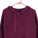 Ralph Lauren Lauren Purple Eagle Weave Knit Hooded Sweater Size Small Photo 1